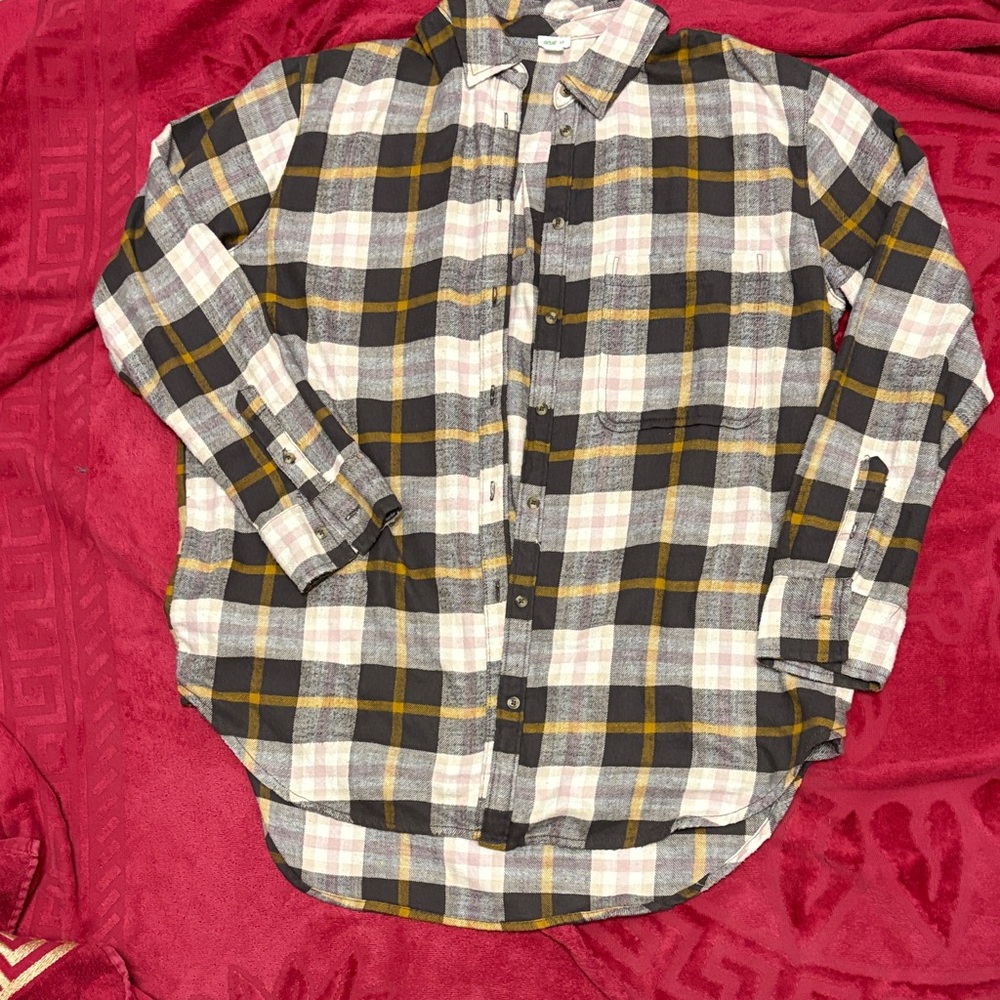 Aerie Multicolor Plaid Shirt